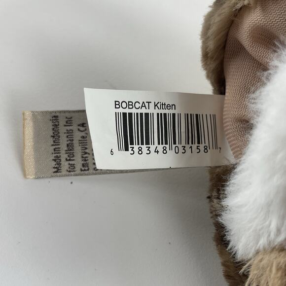 Folkmanis Bobcat Kitten Hand Puppet, 10" - Picture 7 of 10